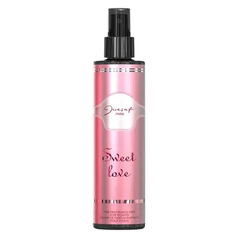 بادی اسپلش زنانه ژک ساف مدل Sweet Love با رایحه گرم و شیرین